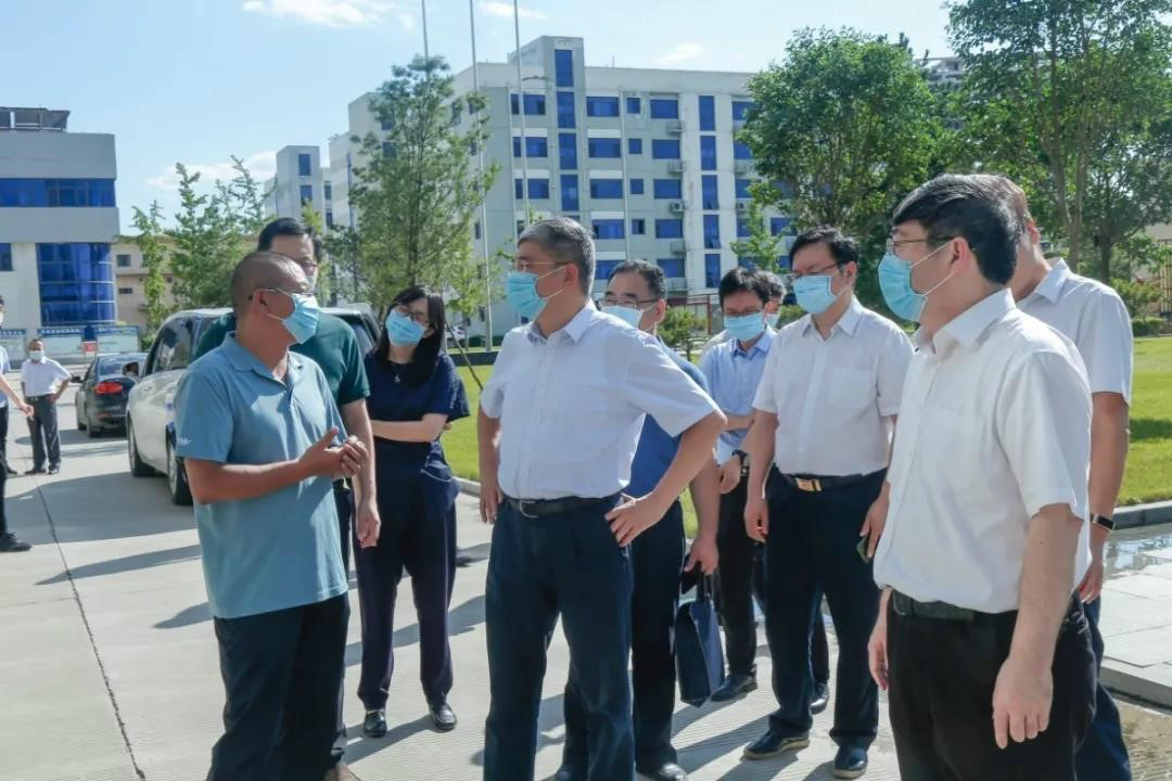 商务部自贸区港司领导莅临mg冰球突破药业考察调研